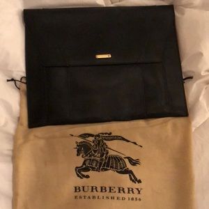 Burberry Portfolio use as a clutch, Document holder or can hold a 13” computer